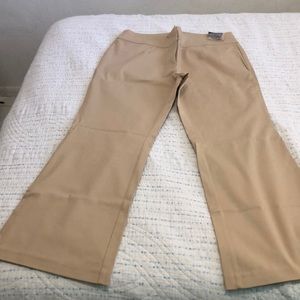plus size wide leg khaki pants